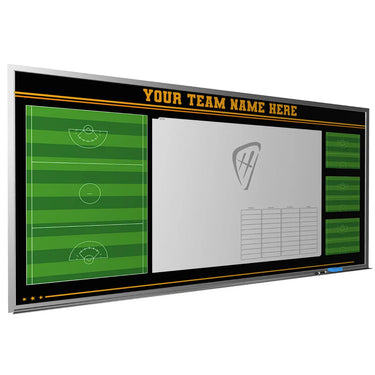 Custom lacrosse magnetic whiteboard locker room dry erase